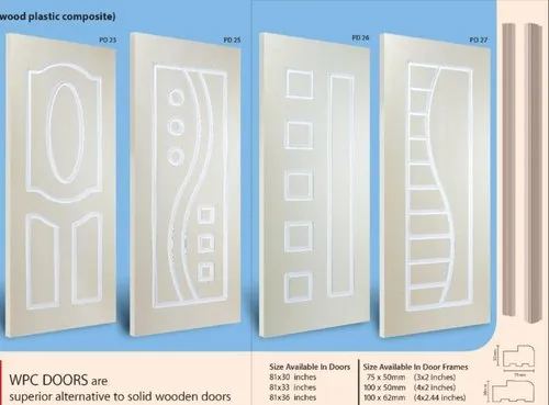 WPC Bathroom Door Color WHITE At Rs 190 Square Feet In Chennai M