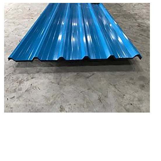 Blue Color Coated Steel TATA Metal Roofing Sheet Length 8 Ft 10 Ft