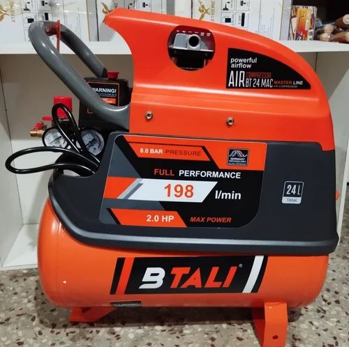 8 Bar BT 24 MAC Air Compressor Voltage 220 V Feature Shocked