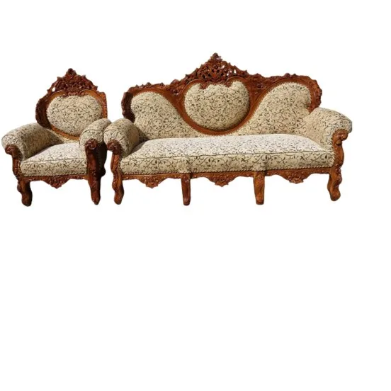 Brown Wooden Carved Sofa Set At Rs Piece In Bangalore S A R