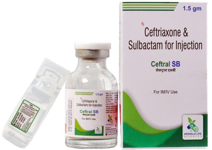 Liquid Ceftriaxone And Sulbactam Injection Grade Standard Medicine