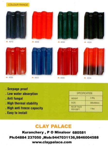 Ceramic Roof Tiles