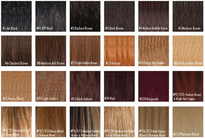 Remy Color Chart