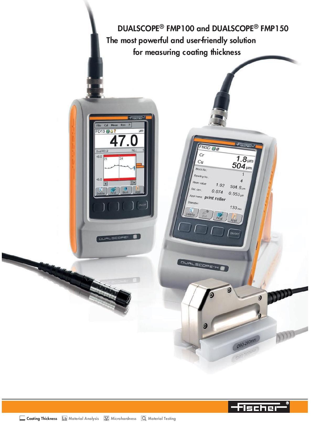 Products Buy Coating Thickness Gauge (dualscope) from FISCHER
