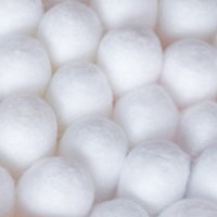 Plain Multicolor Colored Cotton Balls, Packaging Size: 100Piece