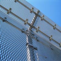 Expanded Metal Fence
