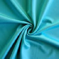 Green Color Plain Cotton Lycra Dress Material Fabric - Charu Creation