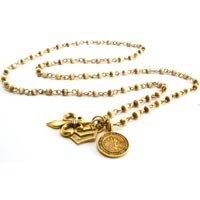 Bone Beaded Necklace