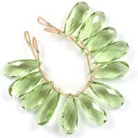 Green Amethyst Beads