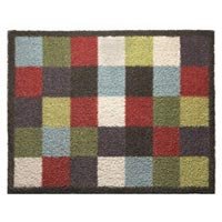 Checked Door Mat