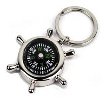 Compass Keychain