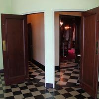 Double Acting Doors
