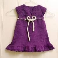 Knitted Girls Frock