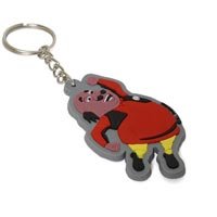 Silicone Rubber Keychain
