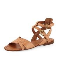 Flat Leather Sandal