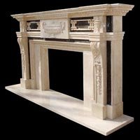Carved Fireplace