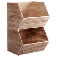 Wooden Bin
