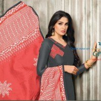 Cotton Embroidery Suit