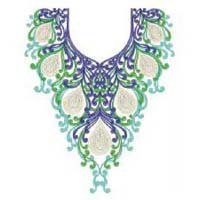 Embroidered Neckline