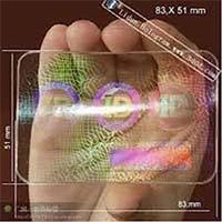 Transparent ID Hologram