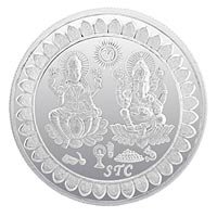 Ganesh Silver Coin