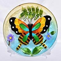 Decorative Glass Plate