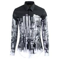 Men'S Printed Cotton Shirt