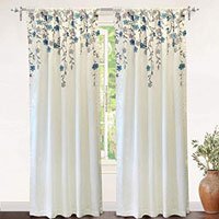Embroidered Window Curtain
