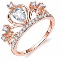 Rhinestone Finger Ring