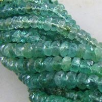 Emerald Faceted Beads