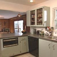 Painted Kitchen Cabinet