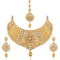 Diamond Studded Gold Jewellery