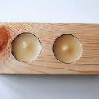 Wooden Tealight Candle Holder