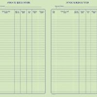 Stock Register