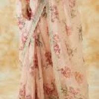 Floral Print Saree