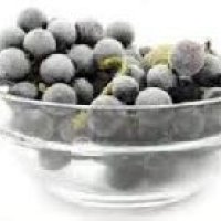 Frozen Black Grapes