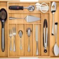 Wooden Cutlery Tray