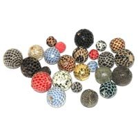 Leather Beads
