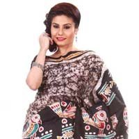 Batik Print Cotton Saree