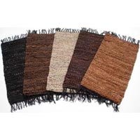 Woven Leather Rugs
