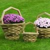 Wooden Flower Baskets