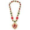 Ruby Emerald Sapphire Necklace