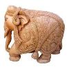 Wooden Elephant in Jaipur
