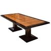 Double Pedestal Dining Table