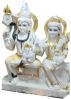 Marble Shiv Parivar Statue