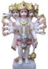 Marble Panchmukhi Hanuman Statue