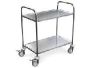 stainless steel serving trolley