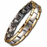Lava Natural Stone Om Magnetic Bracelet For Men by Mesmerize  Mesmerize  India