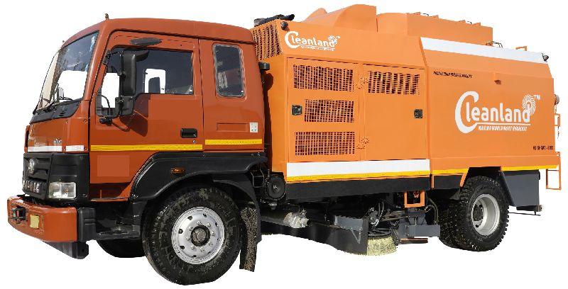 Cleanland truck mounted road sweeper