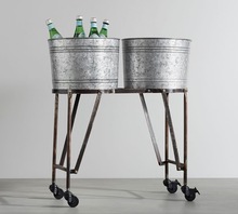 Galvanized Iron Double Beverage Tub, Feature : Eco-Friendly